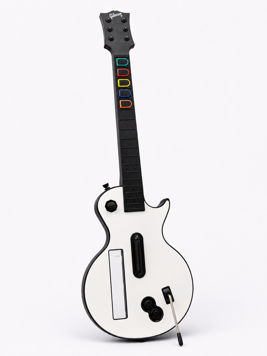 Nintendo Wii Guitar - Gibson White (No Battery Cover)