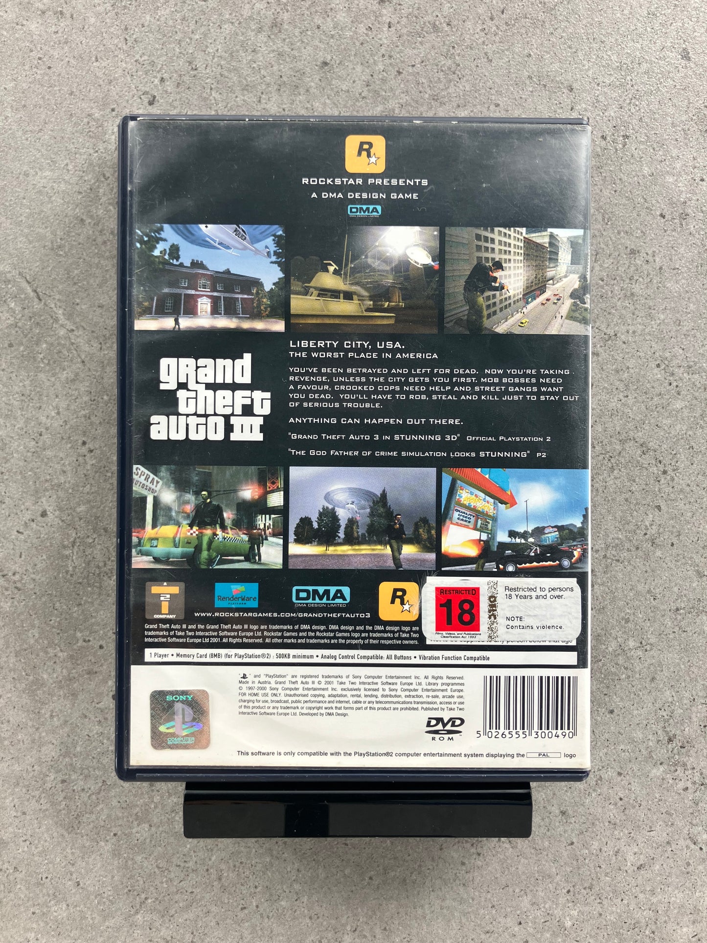 Grand Theft Auto 3 (Black Case)