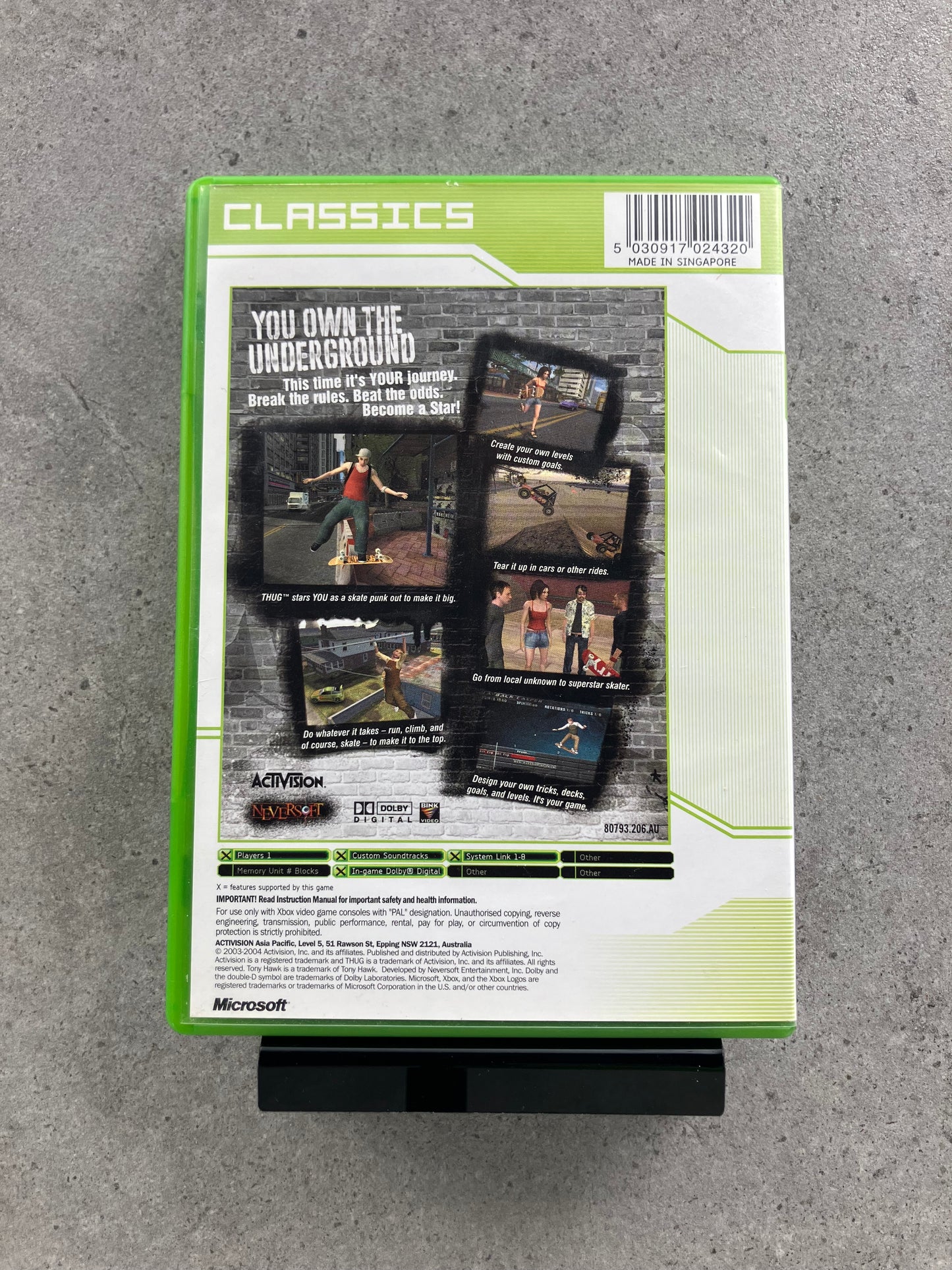 Tony Hawk's Underground (Classics)