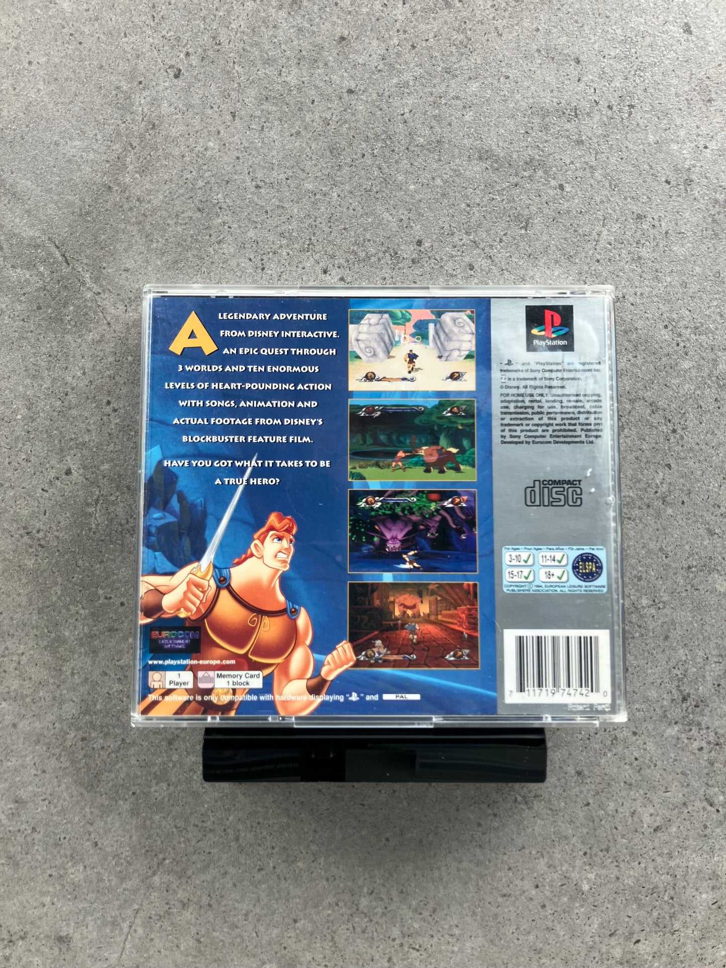 Disney's Action Game Featuring Hercules (Platinum)