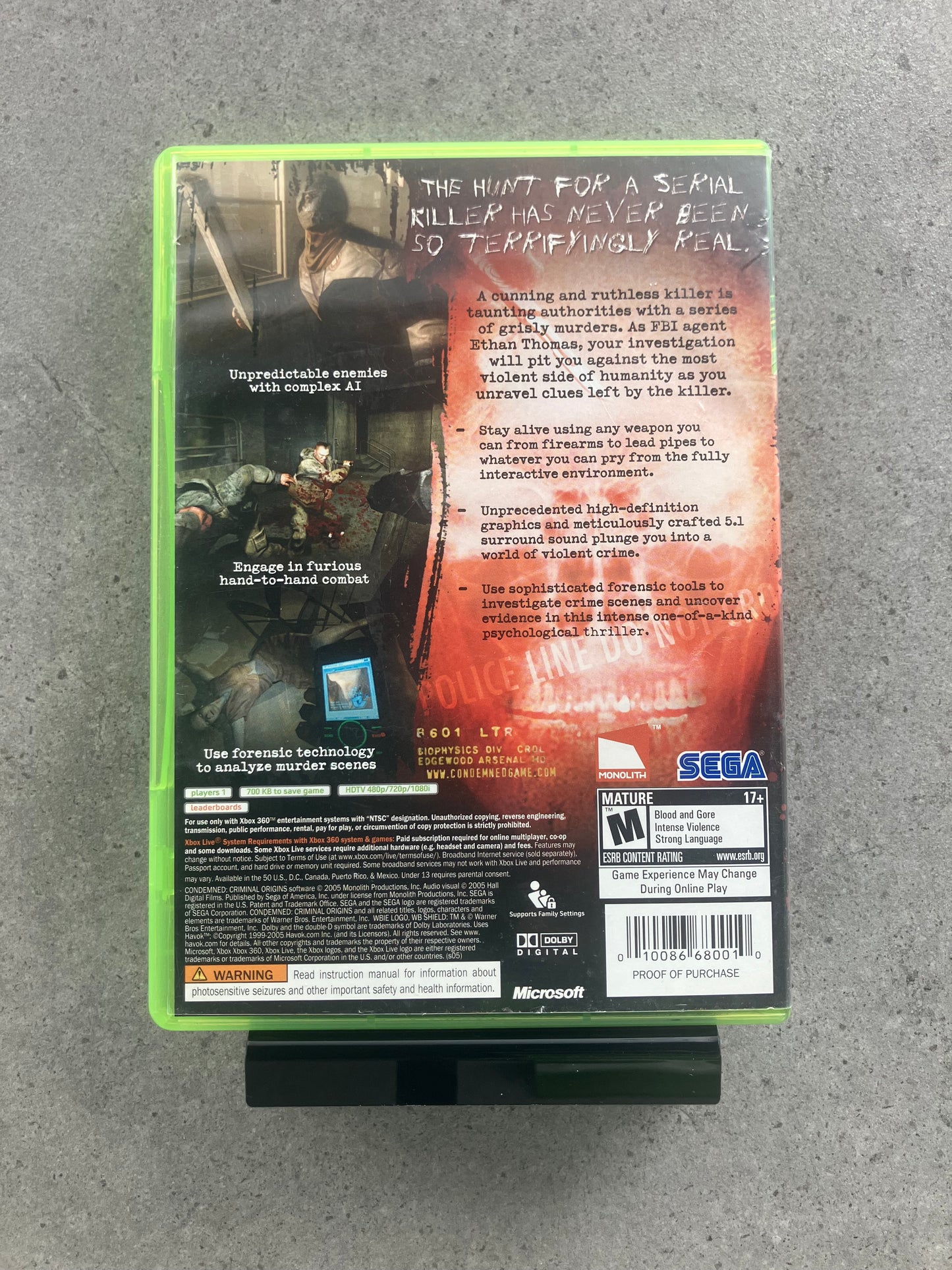 Condemned: Criminal Origins