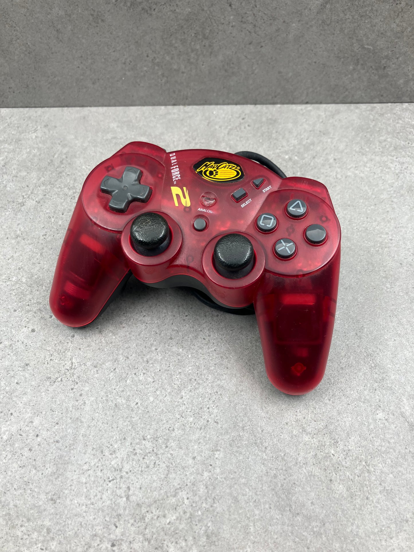 PlayStation 2 Controller - Mad Catz Dual Force 2 (Red)