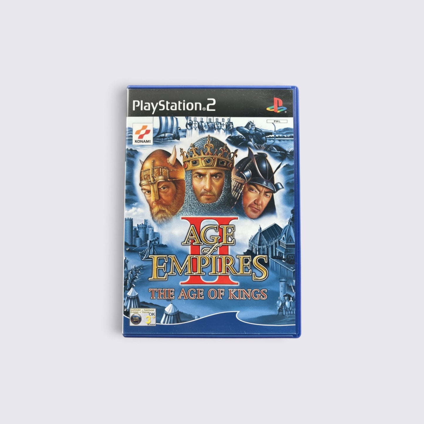 MrPixel Age of Empires 2 The Age of Kings PlayStation 2 game case featuring historical warrior artwork