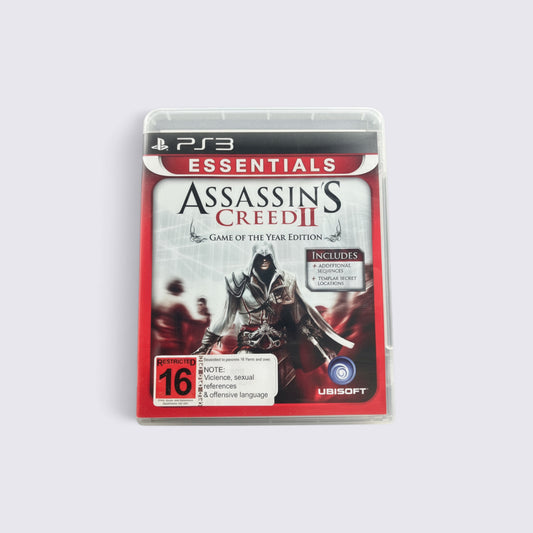 MrPixel Assassin's Creed 2 Game of the Year Edition Essentials for PlayStation 3 in original plastic game case