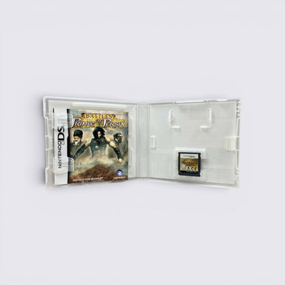 MrPixel Battles of Prince of Persia Nintendo DS game case open with instruction booklet and game cartridge inside