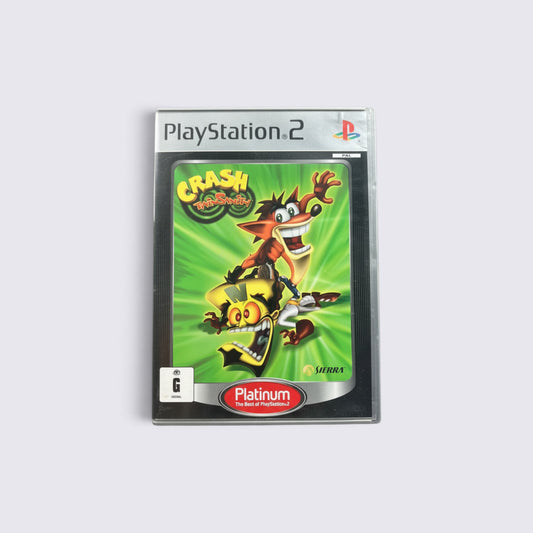 MrPixel Crash Twinsanity Platinum edition game case for PlayStation 2 featuring Crash Bandicoot and Doctor Neo Cortex