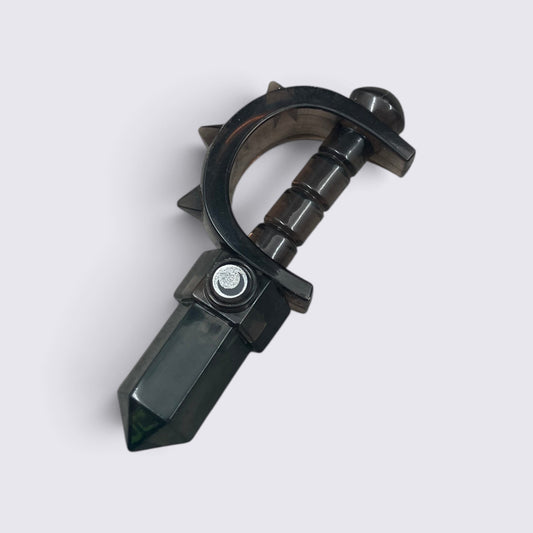 MrPixel Dark Sword Trap for Skylanders Trap Team, a black sword-shaped Traptanium element toy on a white background.