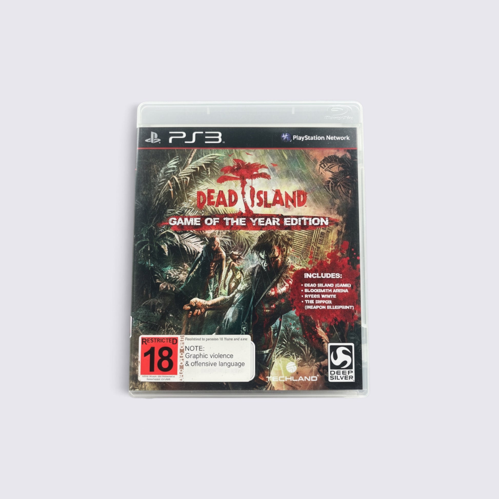 MrPixel Dead Island Game of the Year Edition for PlayStation 3 featuring gritty tropical zombie survival cover art