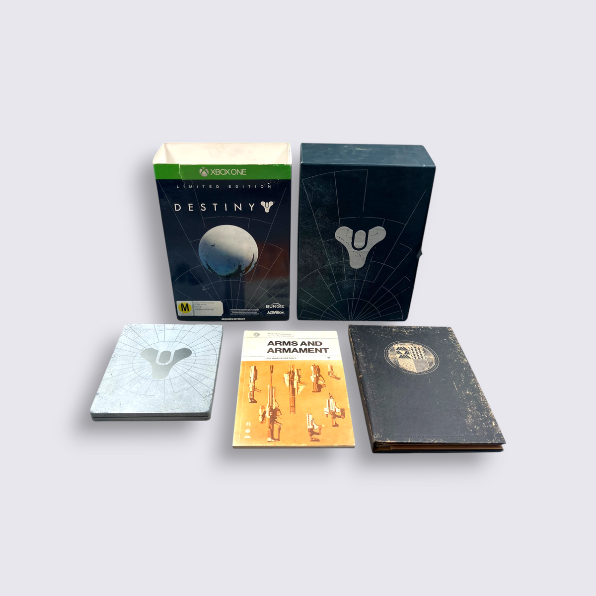 MrPixel Destiny Limited Edition Xbox One game case featuring a Guardian overlooking a futuristic alien landscape