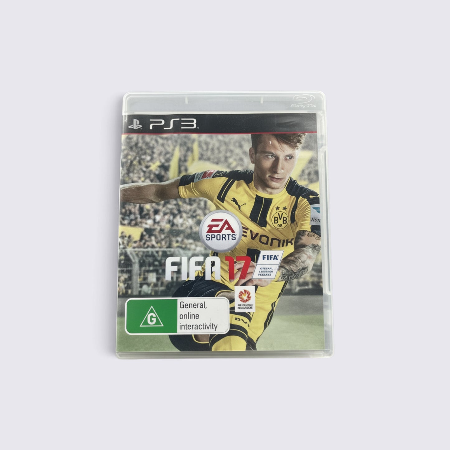 MrPixel FIFA 17 football simulation game for PlayStation 3 featuring Marco Reus on the cover
