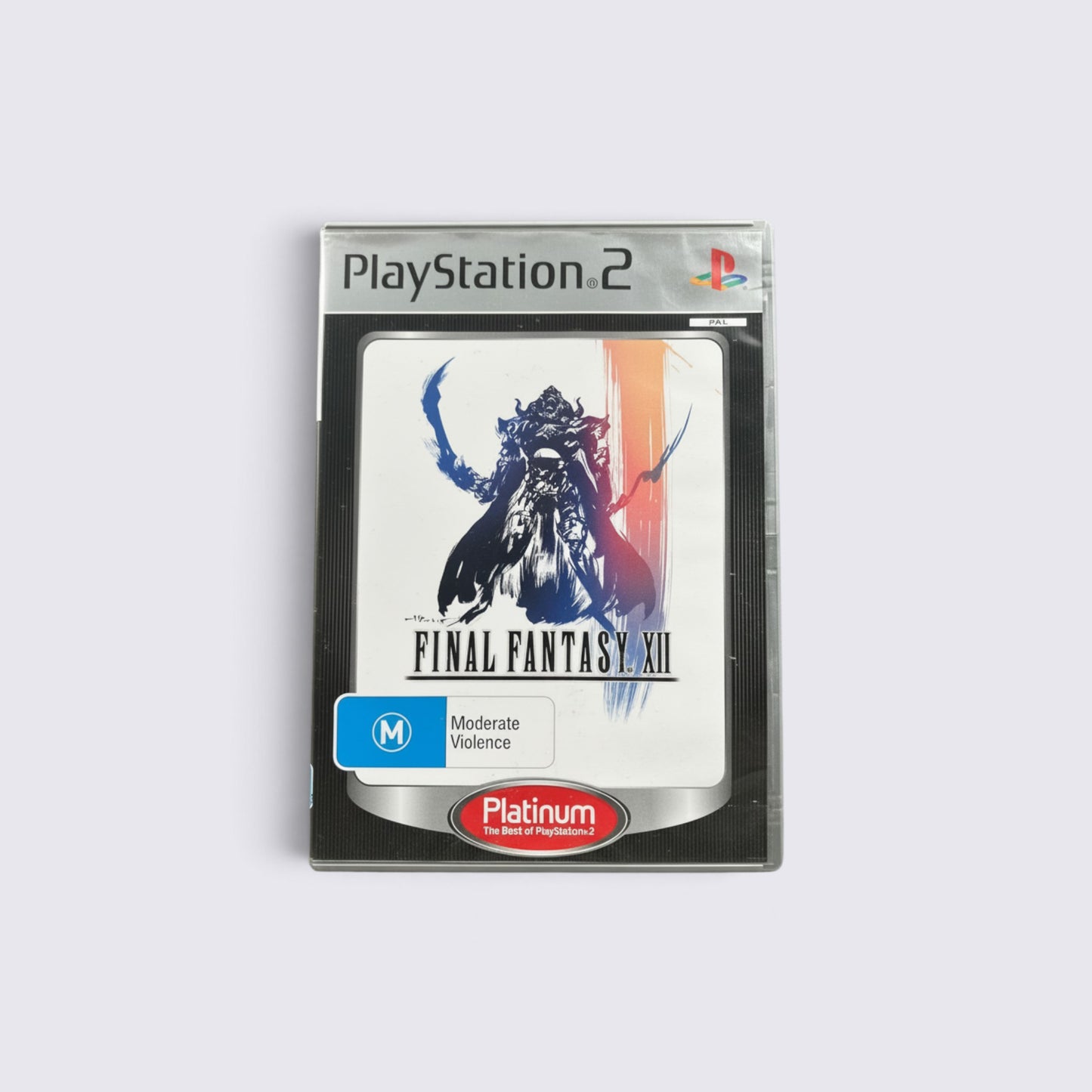 MrPixel Final Fantasy XII Platinum edition game case for PlayStation 2 featuring iconic character artwork