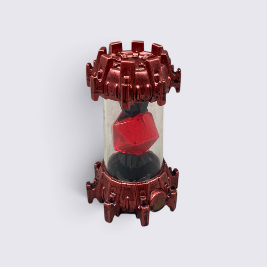 MrPixel Fire Reactor Creation Crystal for Skylanders Imaginators with a metallic red casing and central red gem