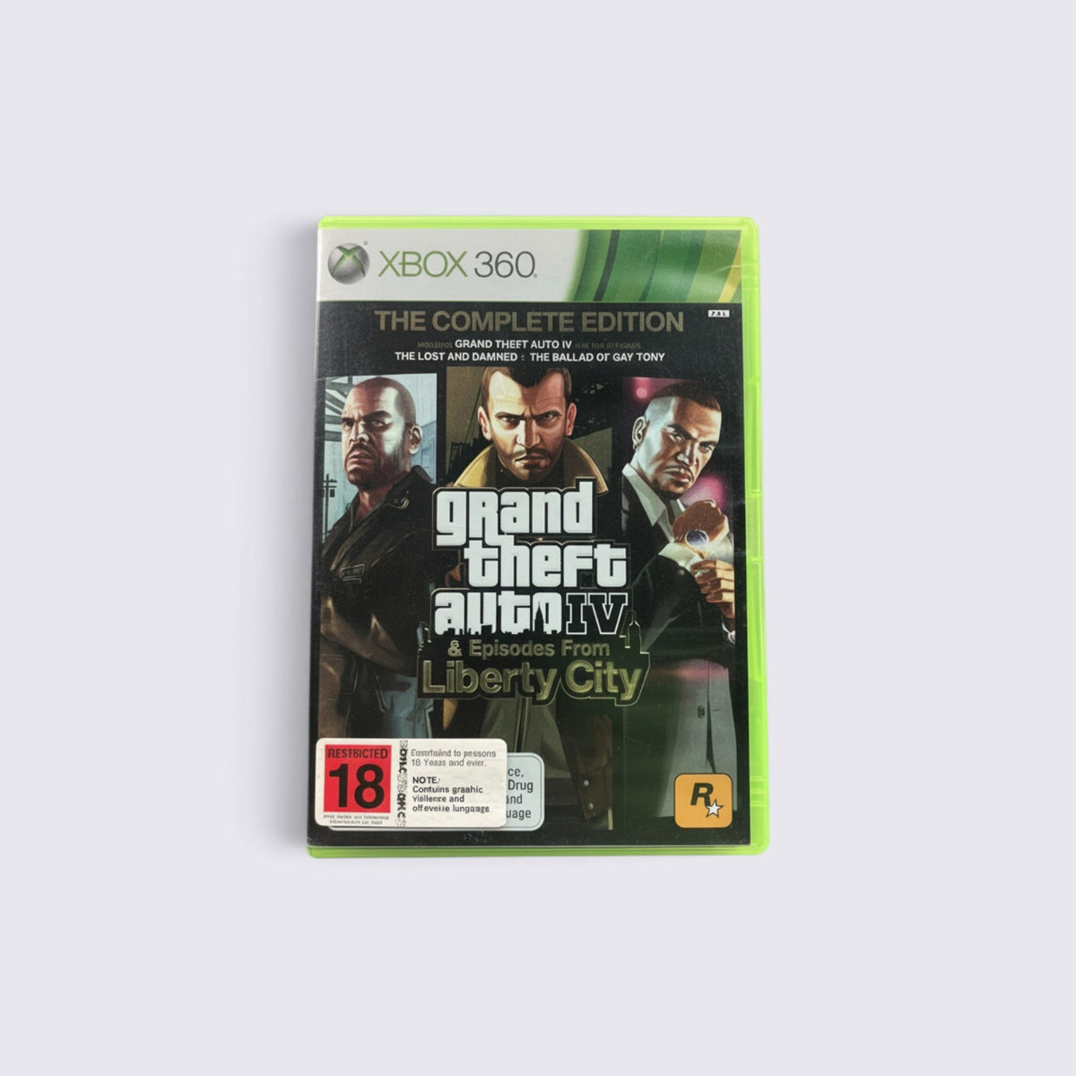 MrPixel Grand Theft Auto IV Episodes from Liberty City Complete Edition game case for Xbox 360