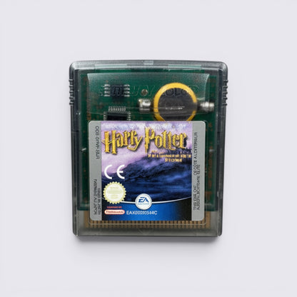 MrPixel Harry Potter and the Philosopher's Stone Game Boy Color cartridge with transparent grey casing.