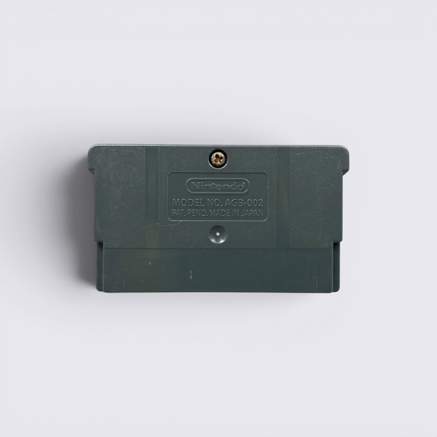 MrPixel Harry Potter and the Chamber of Secrets Game Boy Advance cartridge back view in grey plastic
