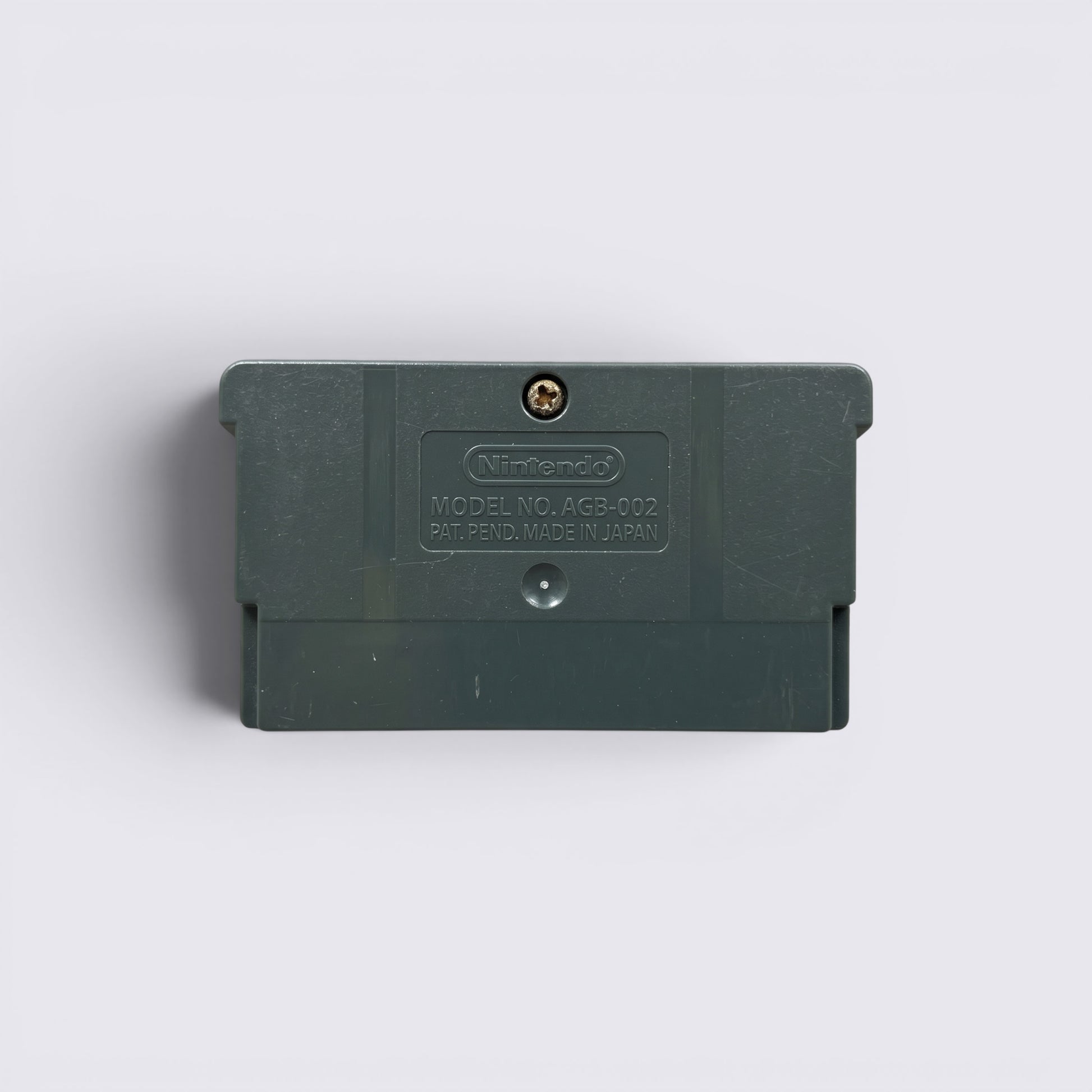 MrPixel Harry Potter and the Chamber of Secrets Game Boy Advance cartridge back view in grey plastic
