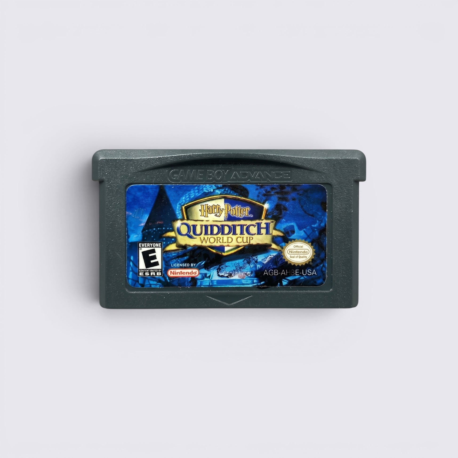 MrPixel Harry Potter Quidditch World Cup Game Boy Advance cartridge with blue label art