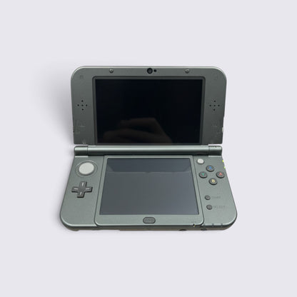 MrPixel New Nintendo 3DS XL Hyrule Edition handheld console in gold with Hylian Crest and dual screens
