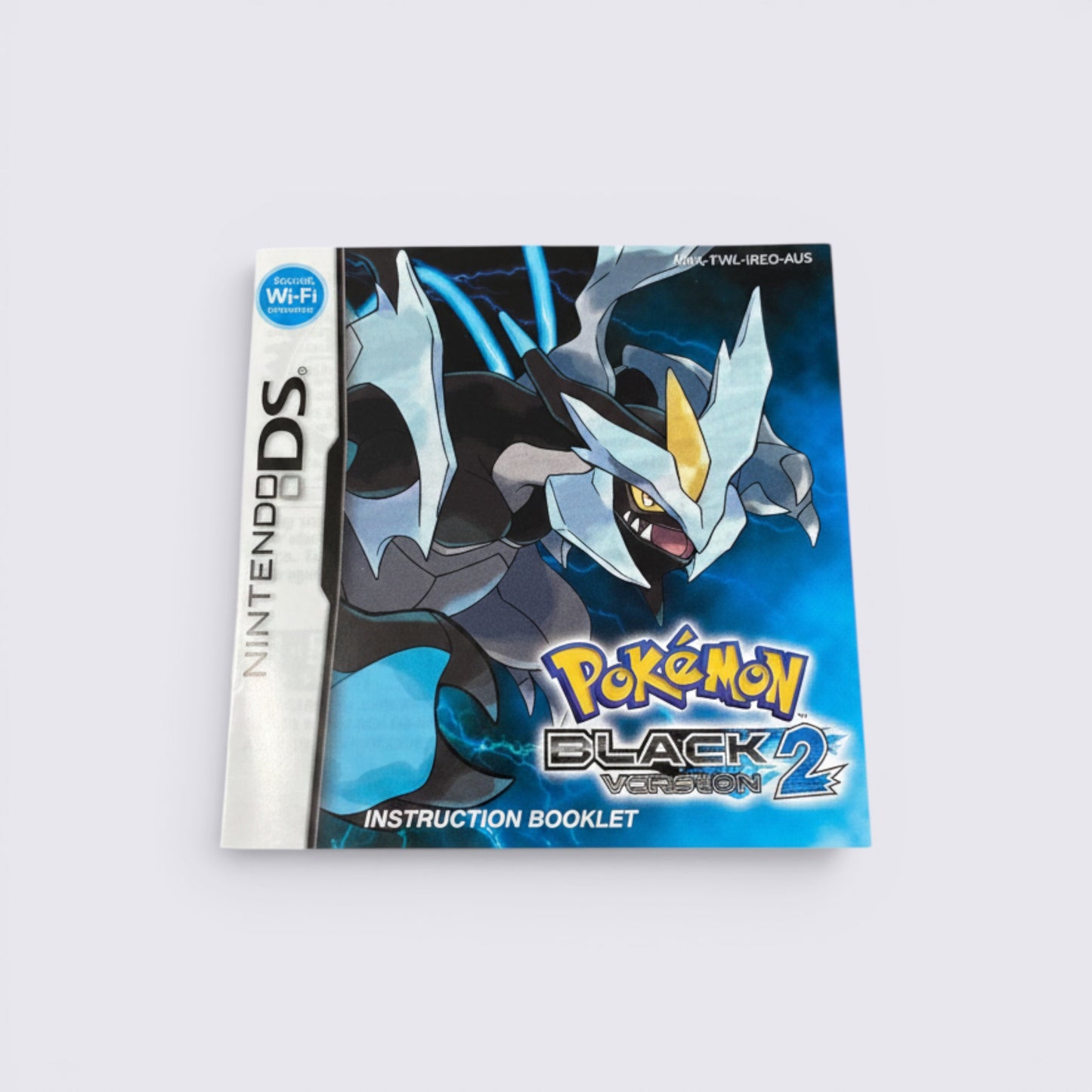 MrPixel Pokemon Black Version 2 Nintendo DS instruction booklet featuring Black Kyurem artwork