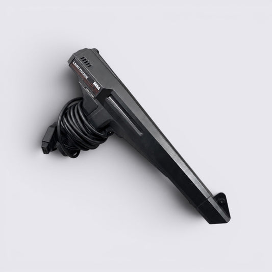 MrPixel Sega Master System Light Phaser black retro gaming light gun accessory with coiled cable