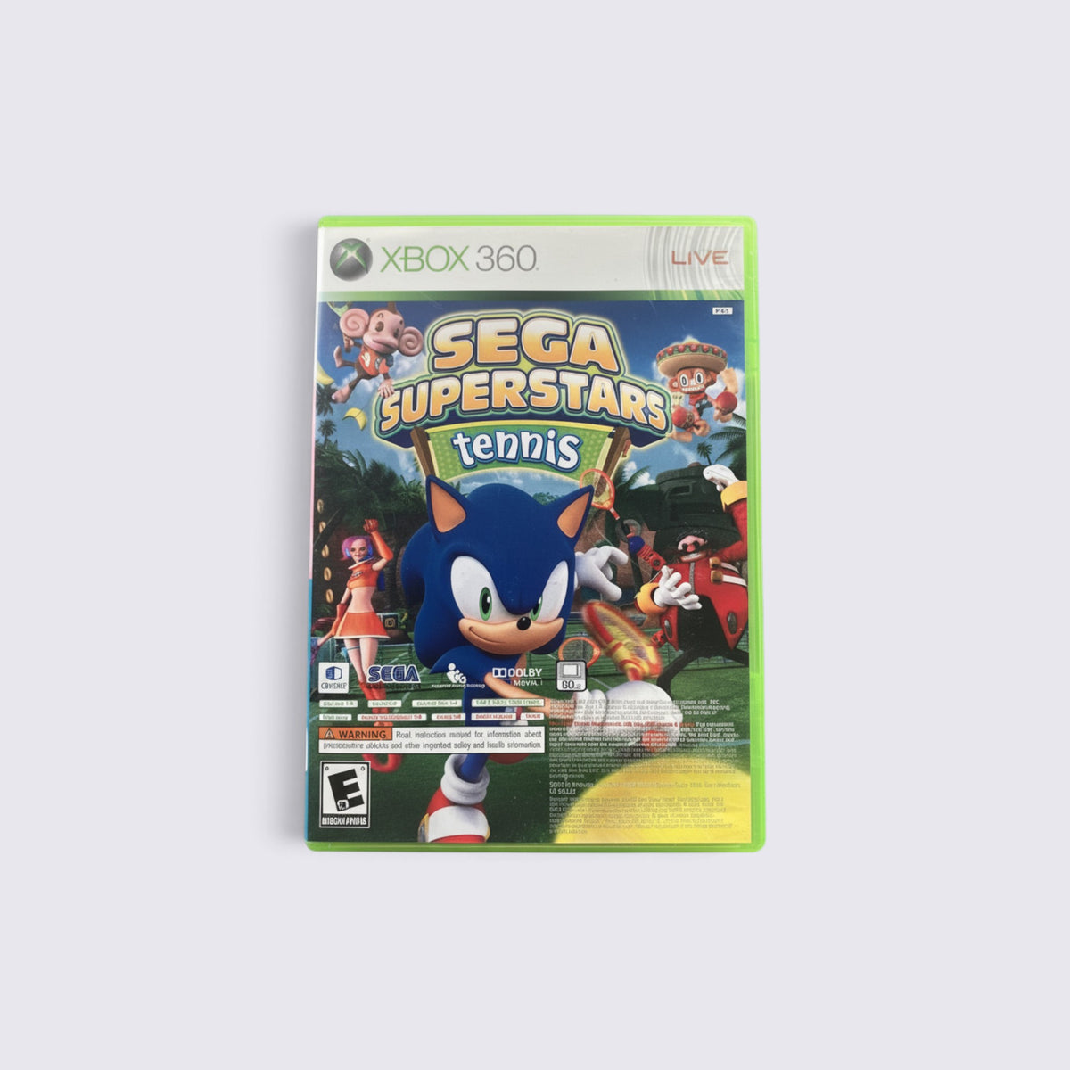 MrPixel Sega Superstars Tennis and Xbox Live Arcade double pack game for Xbox 360 featuring Sonic the Hedgehog