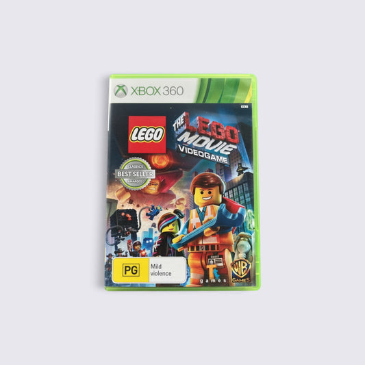 MrPixel The LEGO Movie Videogame for Xbox 360 featuring Emmet and other characters on the cover art
