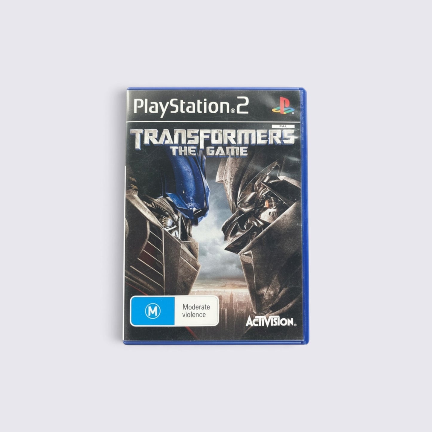 MrPixel Transformers The Game for PlayStation 2 featuring Autobot and Decepticon face-off cover art
