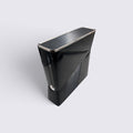 MrPixel Xbox 360 S console in gloss black with a slim design and top ventilation grille