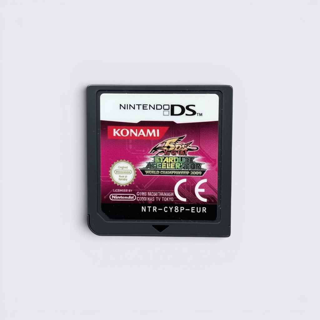 MrPixel Yu-Gi-Oh! 5D's Stardust Accelerator World Championship 2009 Nintendo DS game cartridge with pink label