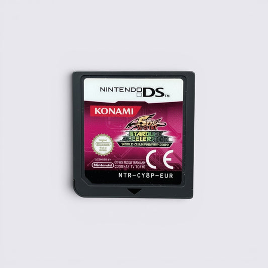 MrPixel Yu-Gi-Oh! 5D's Stardust Accelerator World Championship 2009 Nintendo DS game cartridge with pink label