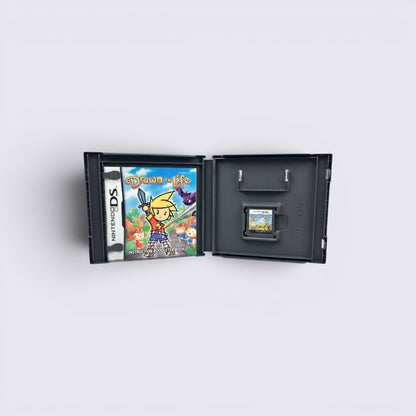 MrPixel Drawn to Life Nintendo DS game case open with instruction booklet and game cartridge inside